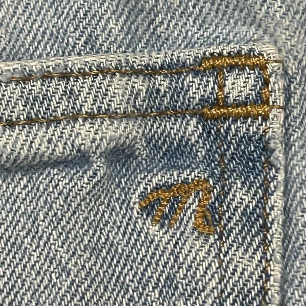 Madewell The Perfect Vintage Jean Size 25 High Rise Light Wash Tapered Leg - Picture 11 of 13